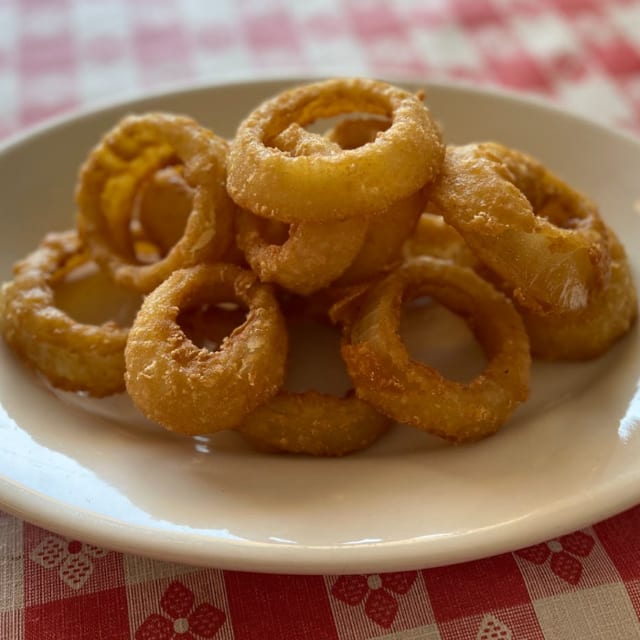 Beer Battered Onion Rings.