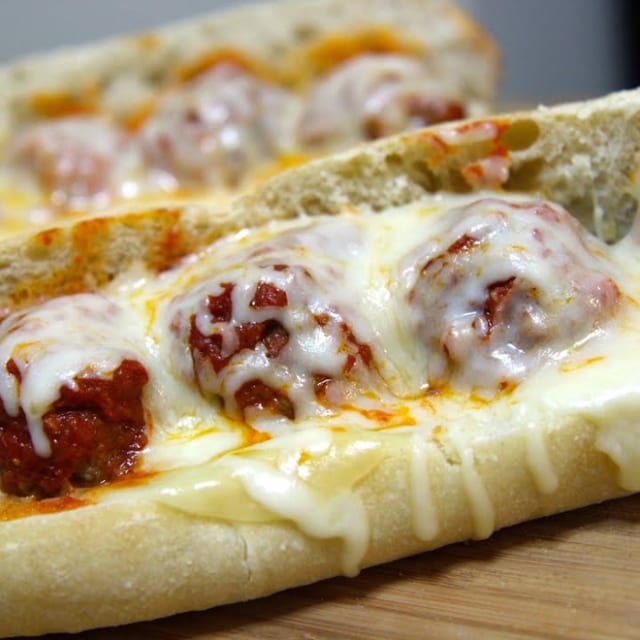 Meatball Parm Sub (Whole).