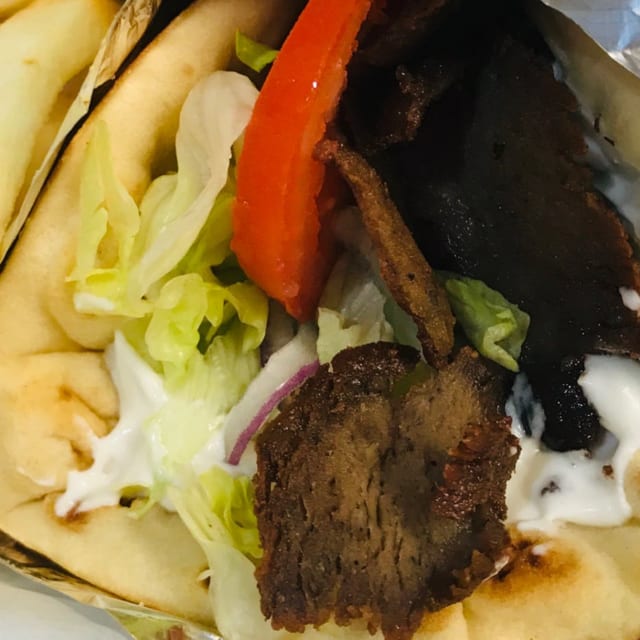 Gyro with Fries.